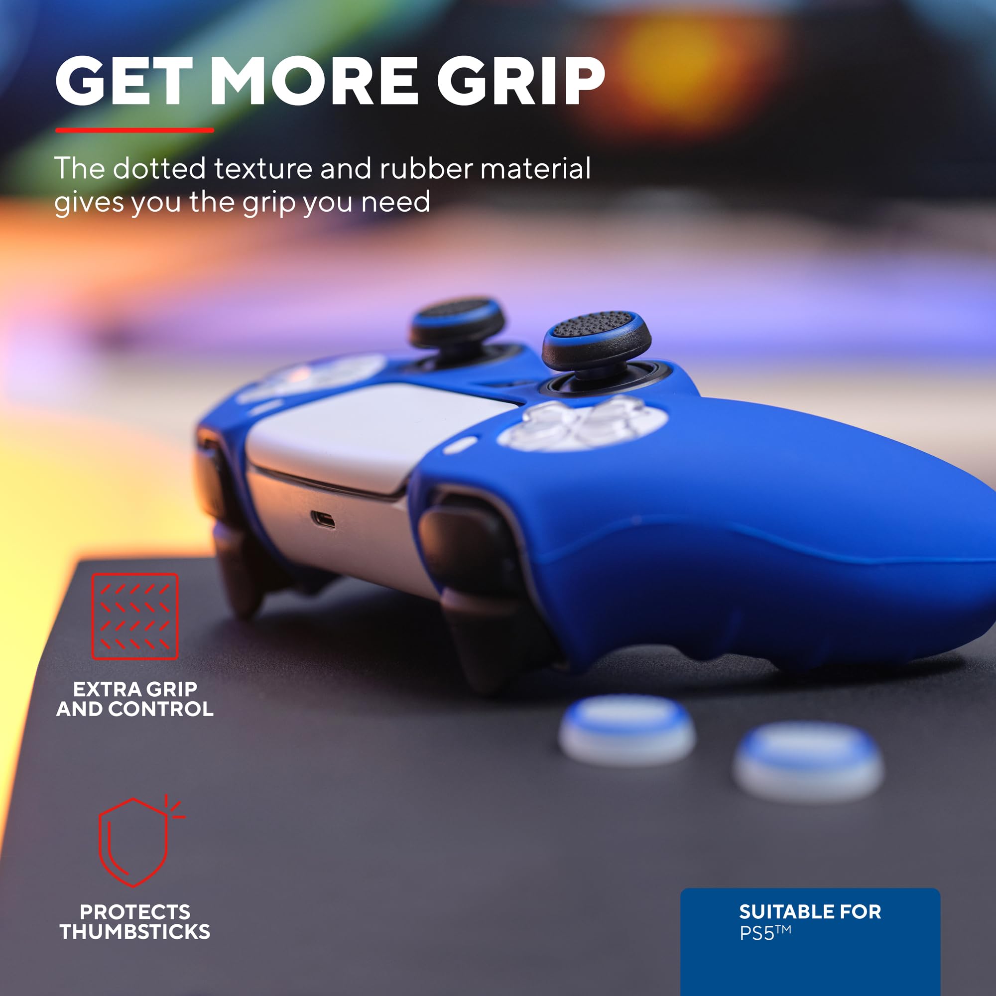 Mando ps5 Controles Trust Gaming Gxt 266 Silicona Palo Grips Cap - 4 Pack Mando ps5 Controles Trust Gaming Gxt 266 Silicona Palo Grips Cap - 4 Pack